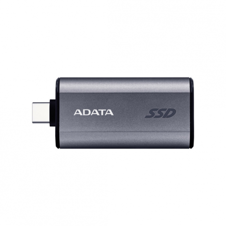 ADATA SC750 - SSD - 500 GB - external (portable) - USB 3.2 Gen 2 (USB-C connector) - black titanium - 2