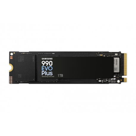 Samsung 990 EVO Plus MZ-V9S1T0 - SSD - encrypted - 1 TB - internal - M.2 2280 - PCIe 5.0 x2 (NVMe) - 256-bit AES - TCG Opal Encryption 2.0 - 0