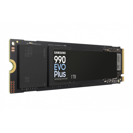 Samsung 990 EVO Plus MZ-V9S1T0 - SSD - encrypted - 1 TB - internal - M.2 2280 - PCIe 5.0 x2 (NVMe) - 256-bit AES - TCG Opal Encryption 2.0 - 3