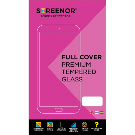 Screenor Premium - Screen protector for mobile phone - glass - frame colour black - for Google Pixel 9 Pro XL - 1