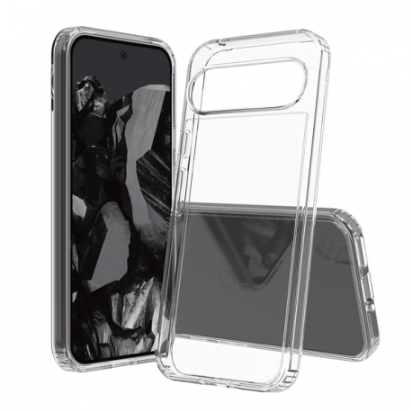 Screenor - Back cover for mobile phone - thermoplastic polyurethane (TPU) - clear - for Google Pixel 9 Pro XL - 2