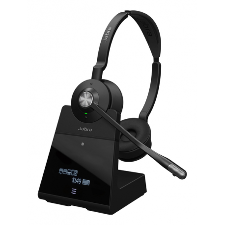 Jabra Engage 75 SE Stereo - Headset - on-ear - DECT  /  Bluetooth - wireless - NFC - UC certified, Zoom Certified, Amazon Chime Certified, Google Meet Certified, Works With Chromebook Certified, Certified for Microsoft Teams Open Office - 0