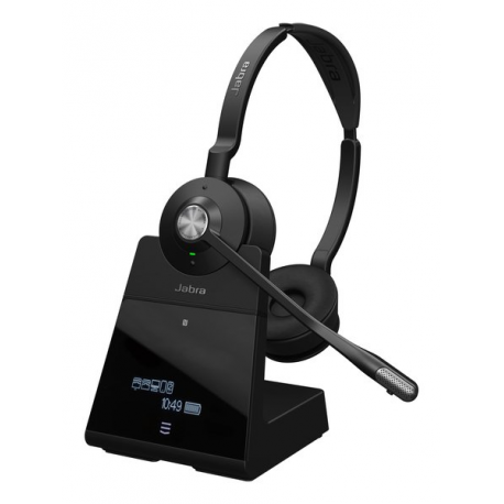 Jabra Engage 75 SE Stereo (Low Power) - Headset - on-ear - DECT  /  Bluetooth - wireless - NFC - Zoom Certified, UC certified, Amazon Chime Certified, Google Meet Certified, Works With Chromebook Certified, Certified for Microsoft Teams Open Office - 4