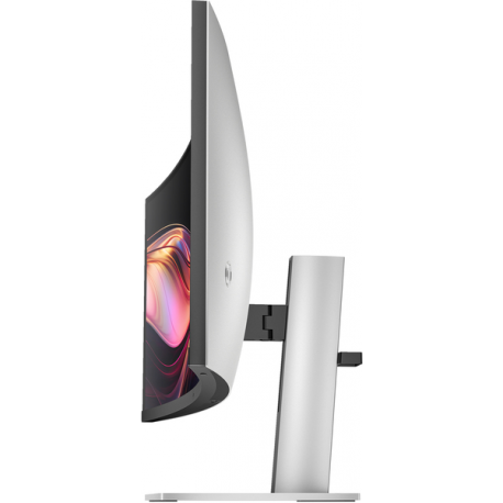HP 734pm - Series 7 Pro - LED monitor - curved - 34" - 3440 x 1440 WQHD @ 120 Hz - IPS Black - 400 cd/m² - 2000:1 - DisplayHDR 400 - 5 ms - Thunderbolt 4, HDMI, DisplayPort, USB-C - speakers - black, silver - 10