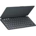 Logitech Keys-To-Go 2 - Keyboard - portable - wireless - Bluetooth LE - graphite