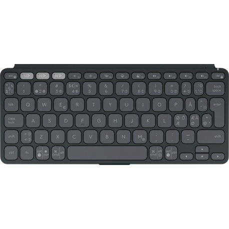 Logitech Keys-To-Go 2 - Keyboard - portable - wireless - Bluetooth LE - graphite - 1