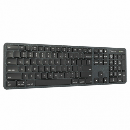 Targus EcoSmart - Keyboard - full size - antimicrobial - USB - QWERTY - Nordic - black - 6