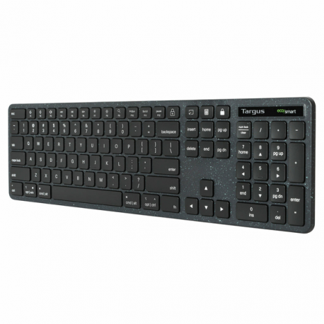 Targus EcoSmart - Keyboard - full size - antimicrobial - USB - QWERTY - Nordic - black - 8