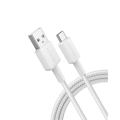 Anker 322 - USB cable - USB (M) to 24 pin USB-C (M) - 5 V - 3 A - 90 cm - white - 1