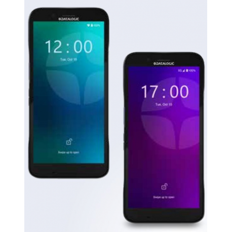 Datalogic Memor 17 - Data collection terminal - rugged - Android 13 or later - 64 GB UFS - 6" colour LTPS (1080 x 2160) - rear camera + front camera - barcode reader - (2D imager) - USB host - microSD slot - Wi-Fi 6E, 802.11 d / h / i / k / r / v / w / mc, Bluetooth, NFC - 5G - black - 0