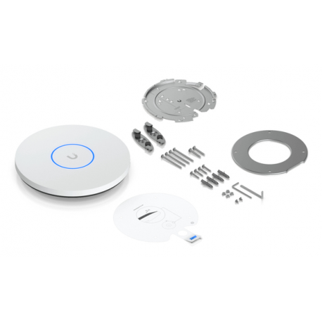 Ubiquiti UniFi U7-PRO - Radio access point - 2.5GbE, 5GbE, 10GbE, Wi-Fi 7 - Wi-Fi 7 - 2.4 GHz, 5 GHz, 6 GHz - wall  /  ceiling mountable - 2
