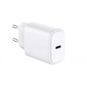 GRATEQ - Power adapter - GaN - 25 Watt - 3 A - PD/PPS, Fast Charge (24 pin USB-C) - white