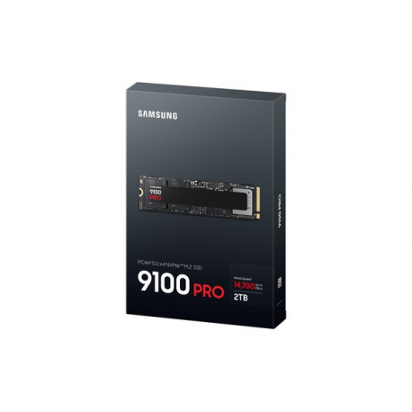 Samsung 9100 PRO MZ-VAP2T0 - SSD - encrypted - 2 TB - internal - M.2 2280 - PCI Express 5.0 x4 (NVMe) - 256-bit AES - TCG Opal Encryption 2.0 - black - 4