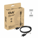Club 3D - DisplayPort cable - DisplayPort (M) latched to DisplayPort (M) latched - DisplayPort 2.1 - 1.6 m - bi-directional, 10K60Hz (10240x4320) support, 4K240Hz support, 8K60Hz support, VESA DP80 Certified