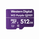 WD Purple WDD512G1P0C-85AEL0 - Flash memory card - 512 GB - UHS-I U1 / Class10 - microSDXC - purple
