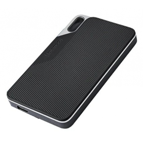Intenso TX100 - SSD - 1 TB - external (portable) - USB 3.2 Gen 1x1 (USB-C connector) - black - 0