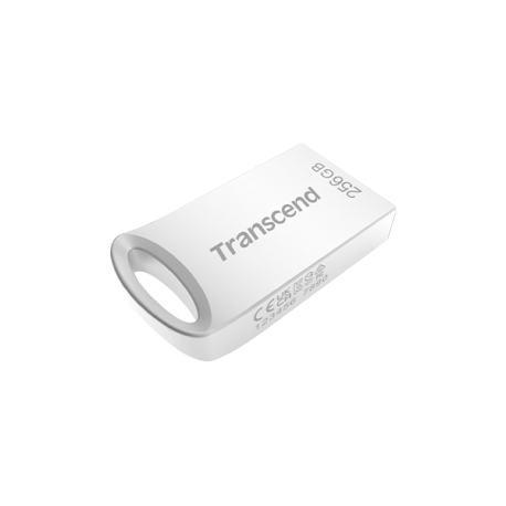 Transcend JetFlash 710 - USB flash drive - 256 GB - USB 3.1 Gen 1 - silver - 1