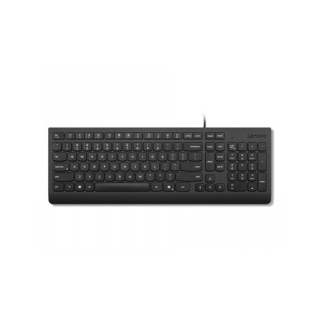 Lenovo Essential - Keyboard - USB - QWERTY - Swedish/Finnish - black - brown box - 0