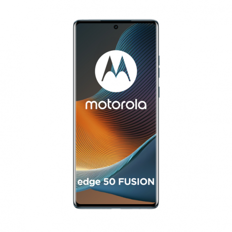 Motorola Edge 50 Fusion - 5G smartphone - dual-SIM - RAM 12 GB / Internal Memory 256 GB - pOLED display - 6.7" - 2400 x 1080 pixels (144 Hz) - 2x rear cameras 50 MP, 13 MP - front camera 32 MP - forest blue - 6
