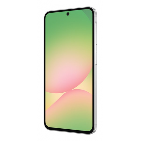 Samsung Galaxy A56 - 5G smartphone - dual-SIM - RAM 8 GB  /  Internal Memory 256 GB - OLED display - 6.7" - 2340 x 1080 pixels (120 Hz) - 3x rear cameras 50 MP, 12 MP, 5 MP - front camera 12 MP - awesome lightgray - 3