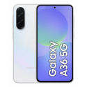 Samsung Galaxy A36 - 5G smartphone - dual-SIM - RAM 8 GB / Internal Memory 256 GB - OLED display - 6.7" - 2340 x 1080 pixels (120 Hz) - 3x rear cameras 50 MP, 8 MP, 5 MP - front camera 12 MP - awesome white