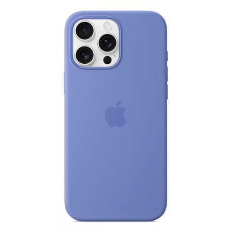 Apple - Back cover for mobile phone - MagSafe compatibility - silicone - periwinkle - for iPhone 16 Pro Max - 0