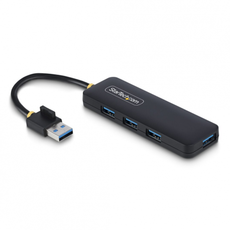 StarTech.com 4-Port USB-A Hub, 5Gbps, Bus Powered, Small Travel Mini Hub - Hub - 4 x USB 3.2 Gen 1 - desktop - 0