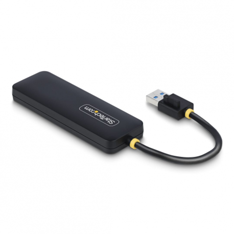 StarTech.com 4-Port USB-A Hub, 5Gbps, Bus Powered, Small Travel Mini Hub - Hub - 4 x USB 3.2 Gen 1 - desktop - 1