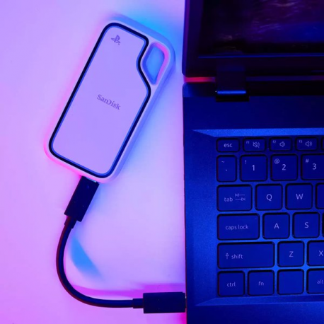 SanDisk Extreme Portable - SSD - 2 TB - external (portable) - USB 3.2 Gen 2 (USB-C connector) - 1