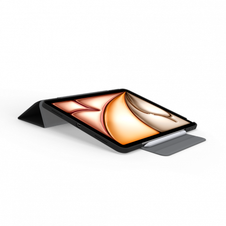 OtterBox Symmetry Series - Flip cover for tablet - black - for Apple 13-inch iPad Air (M2) - 5