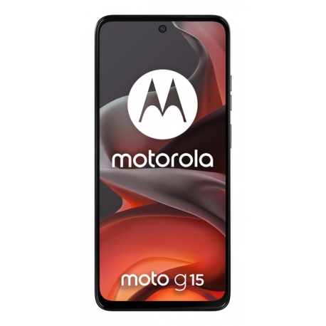 Motorola Moto G15 - 4G smartphone - dual-SIM - RAM 4 GB / Internal Memory 128 GB - microSD slot - LCD display - 6.72" - 2400 x 1080 pixels (60 Hz) - 2x rear cameras 50 MP, 5 MP - front camera 8 MP - gravity grey - 7