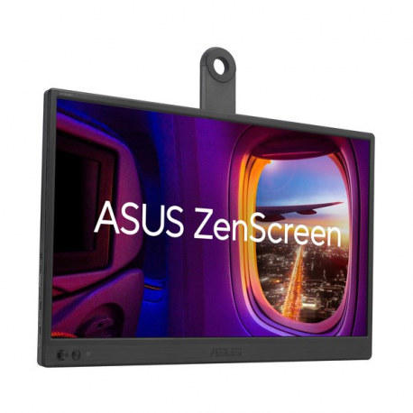 ASUS ZenScreen MB169CK - LED monitor - 16" (15.6" viewable) - portable - 1920 x 1080 Full HD (1080p) @ 60 Hz - IPS - 250 cd/m² - 800:01:00 - 5 ms - Mini HDMI, 2xUSB-C - black - 4