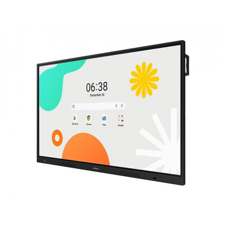 Samsung Interactive Display WA86F - 86" Diagonal Class WAF Series LED-backlit LCD display - education / business - with touchscreen (multi touch) - Android - 4K UHD (2160p) 3840 x 2160 - black - 5