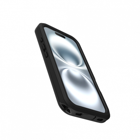 OtterBox FRE - Protective waterproof case for mobile phone - MagSafe compatibility - polycarbonate layer, thermoplastic elastomer (TPE) - black - for Apple iPhone 16 - 2
