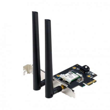 ASUS PCE-BE6500 - Network adapter - PCIe - Wi-Fi 7, Wi-Fi 5, Wi-Fi 6, Bluetooth - 4