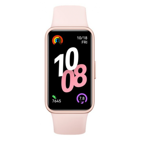 Huawei Band 10 - Polymer - activity tracker with strap - fluoroelastomer - wrist size: 120-190 mm - display 1.47" - Bluetooth - 15 g - pink - 0