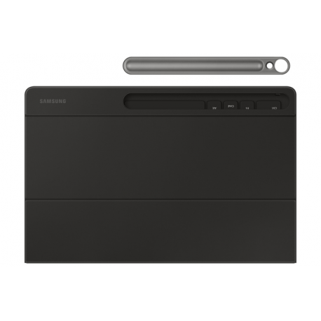 Samsung EF-DX620 - Keyboard and folio case (book cover) - slim, AI key - wireless - POGO pin, Bluetooth - black keyboard, black case - for Galaxy Tab S10 FE+ - 9