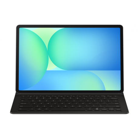 Samsung EF-DX620 - Keyboard and folio case (book cover) - slim, AI key - wireless - POGO pin, Bluetooth - black keyboard, black case - for Galaxy Tab S10 FE+ - 10