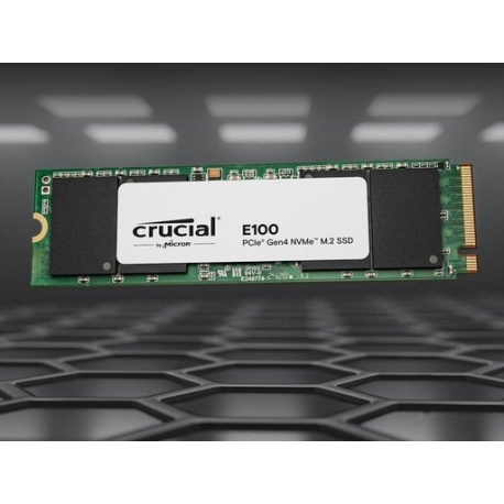 Crucial E100 - SSD - 480 GB - internal - M.2 2280 - PCIe 4.0 x4 (NVMe) - 1
