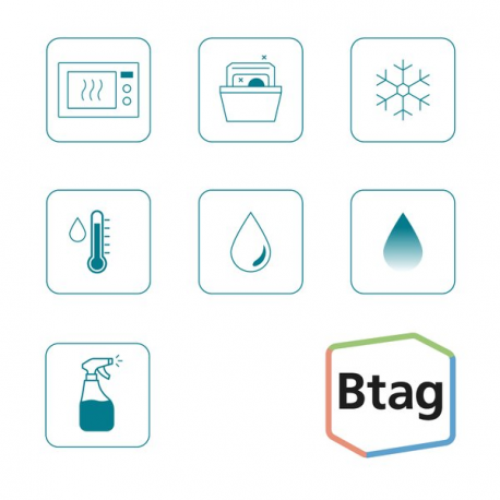 Brother P-Touch PT-N25BT - Labelmaker - B / W - direct thermal - 12 mm width - 180 dpi - up to 12 mm / sec - Bluetooth LE - cutter - vertical print, mirror print, print preview, 2 line printing - white, blue - 3