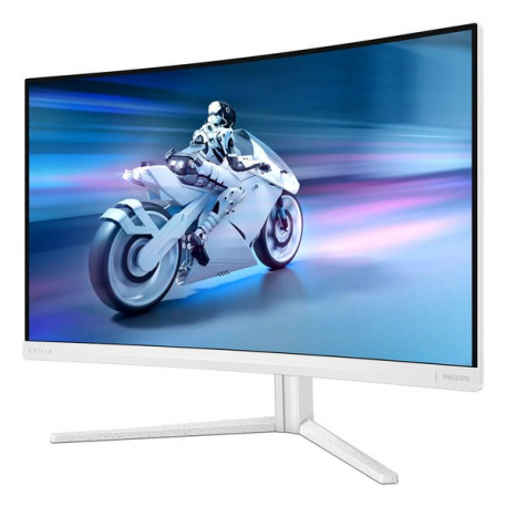 Philips Evnia 5000 27M2C5201L - LED monitor - gaming - curved - 27" - 1920 x 1080 Full HD (1080p) @ 180 Hz - Fast VA - 3000:1 - HDR10 - 0.5 ms - 2xHDMI, DisplayPort - white - 5