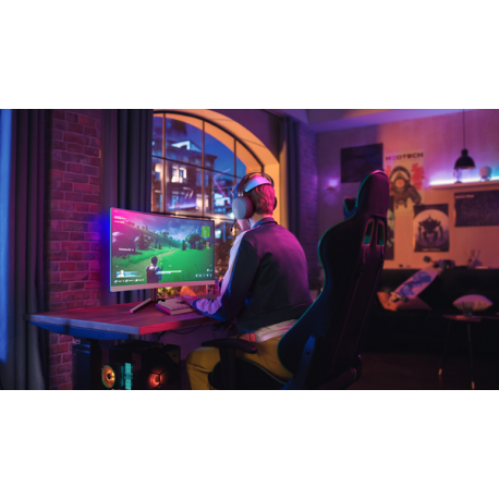 Philips Evnia 5000 27M2C5201L - LED monitor - gaming - curved - 27" - 1920 x 1080 Full HD (1080p) @ 180 Hz - Fast VA - 3000:1 - HDR10 - 0.5 ms - 2xHDMI, DisplayPort - white - 6