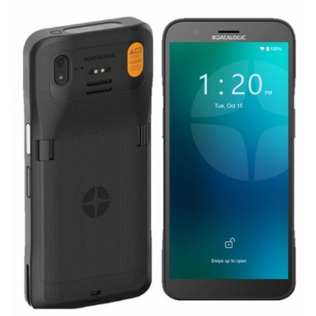 Memor 12 Full Touch PDA, NA+ROW, Wi-Fi6E, 6GB/64GB, 2D SR Imager w/Green Spot, Android v13 w/GMS, Black Color  includes battery  - 0