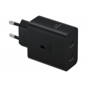 Samsung EP-T5020 - Power adapter - 50 Watt - 3 A - SFC 2.0, PD 3.0 (24 pin USB-C) - on cable: USB-C - black