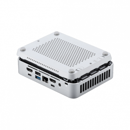 ASUS NUC 14 Pro+ Kit RNUC14RVSU900002I - Barebone - mini PC 1 x Core Ultra 9 185H  /  up to 5.1 GHz - RAM 0 GB - Intel Arc Graphics - IEEE 802.11ax (Wi-Fi 6E), Bluetooth 5.3, 2.5 Gigabit Ethernet, Gigabit Ethernet - white - 10