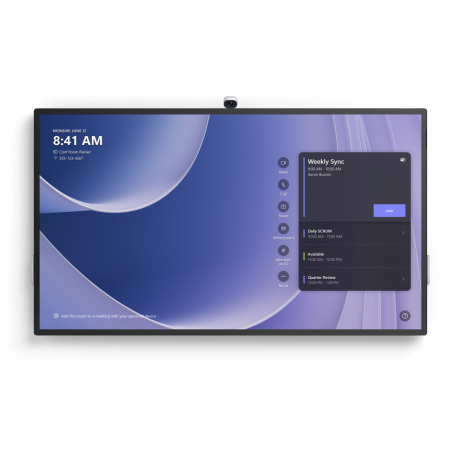 Microsoft Surface Hub 3 for Business - Touch surface 1 x Core i5 up to - RAM 32 GB - SSD 512 GB - Gigabit Ethernet - Win 11 IoT Enterprise - monitor: LED 85" 3840 x 2160 (Ultra HD 4K) touchscreen - platinum - 0