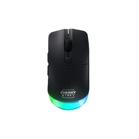 CHERRY Xtrfy M50 - Mouse - lightweight - ergonomic - optical - wireless, wired - 2.4 GHz, Bluetooth - black - 6