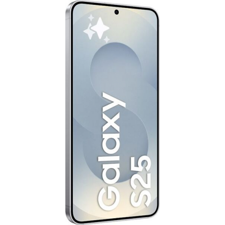 Samsung Galaxy S25 - 5G smartphone - dual-SIM - RAM 12 GB / Internal Memory 128 GB - OLED display - 6.2" - 2340 x 1080 pixels (120 Hz) - 3x rear cameras 50 MP, 12 MP, 10 MP - front camera 12 MP - silver shadow - 1