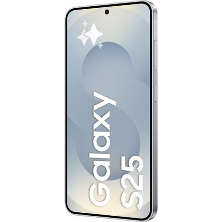 Samsung Galaxy S25 - 5G smartphone - dual-SIM - RAM 12 GB / Internal Memory 128 GB - OLED display - 6.2" - 2340 x 1080 pixels (120 Hz) - 3x rear cameras 50 MP, 12 MP, 10 MP - front camera 12 MP - silver shadow - 3