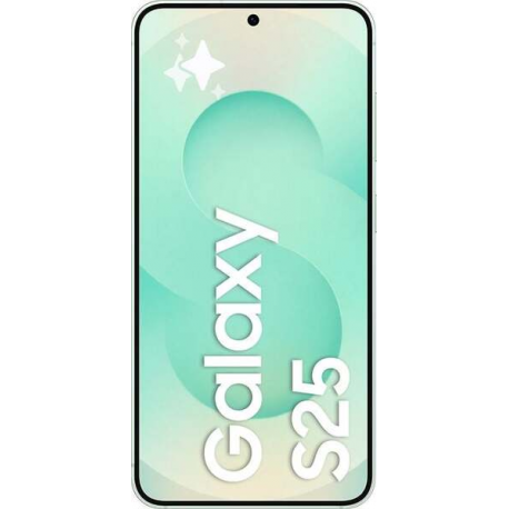Samsung Galaxy S25 - 5G smartphone - dual-SIM - RAM 12 GB / Internal Memory 128 GB - OLED display - 6.2" - 2340 x 1080 pixels (120 Hz) - 3x rear cameras 50 MP, 12 MP, 10 MP - front camera 12 MP - mint - 2